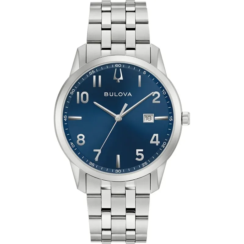 Orologio Uomo Bulova Classic Gent al Quarzo con Quadrante Blu 40 mm 