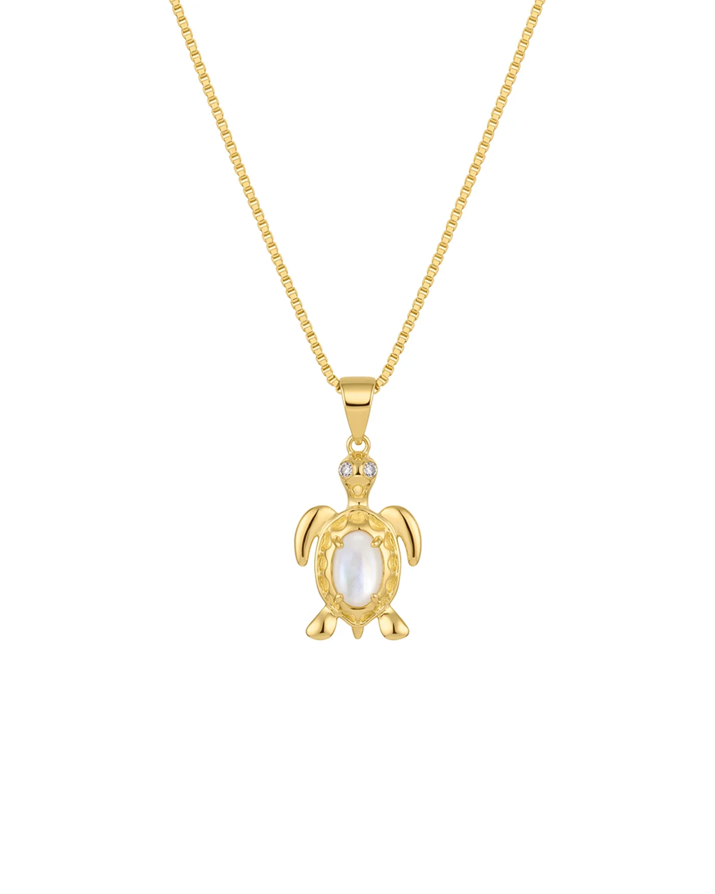Collana Amabile Turtle in Argento 925 Placcato oro 