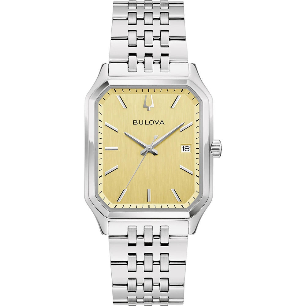Orologio Uomo Bulova Tony Bennett al Quarzo con Quadrante Oro 32 mm 