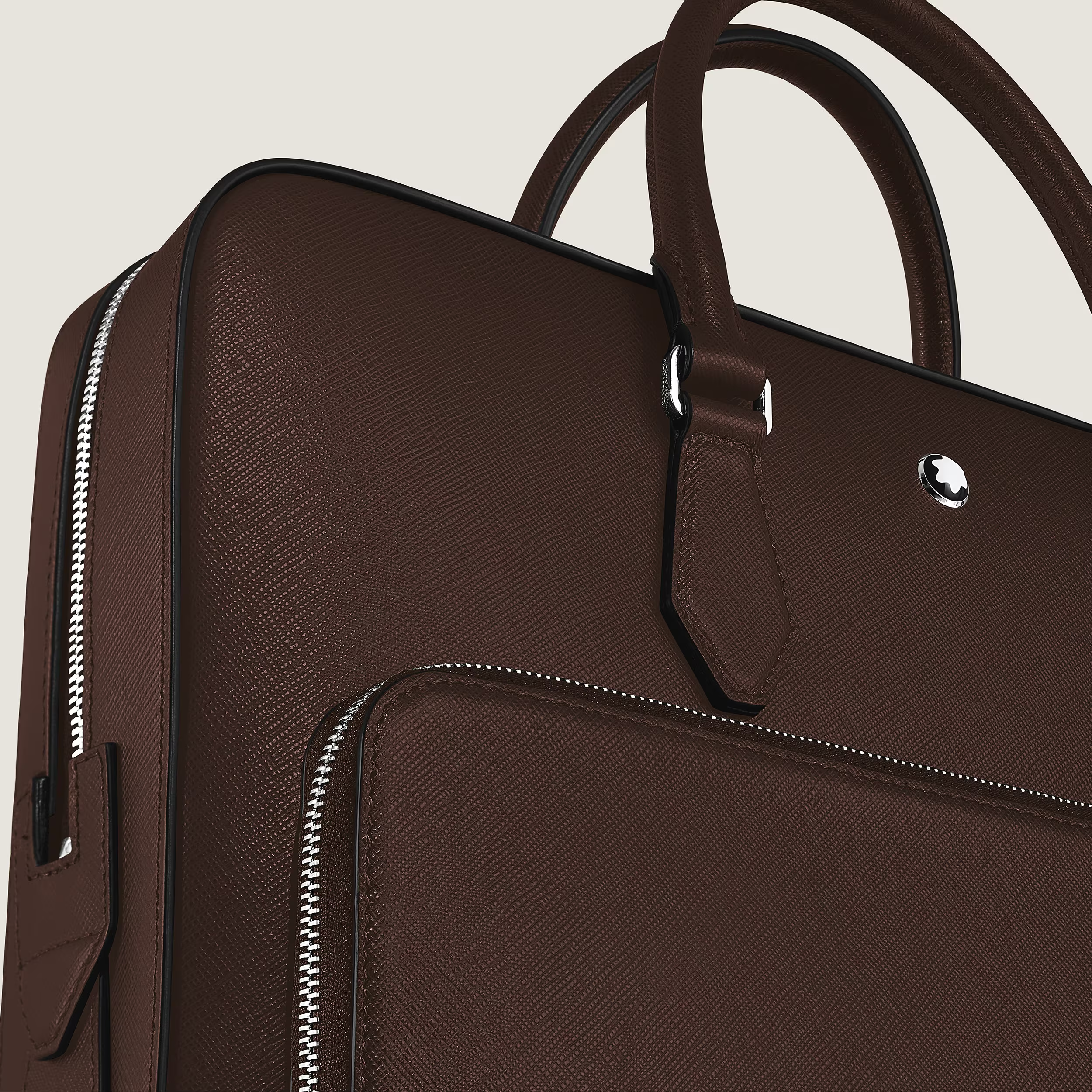 Portadocumenti Modello Medio Montblanc con Tasca in Pelle Sartorial