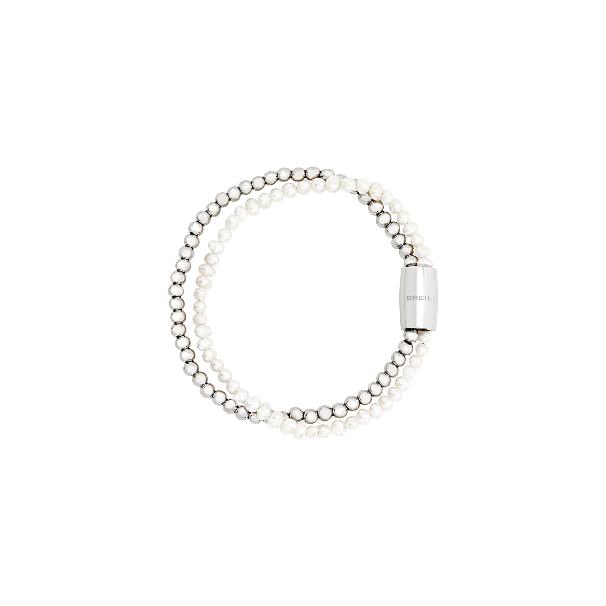 Bracciale Donna Breil Magnetica System Multifilo con Sfere e Perle 