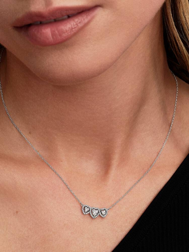 Collana Pandora Tre Cuori