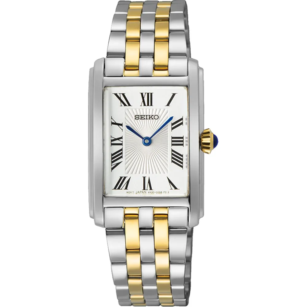 Orologio Donna Seiko Classic al Quarzo con Quadrante Bianco 22 mm 