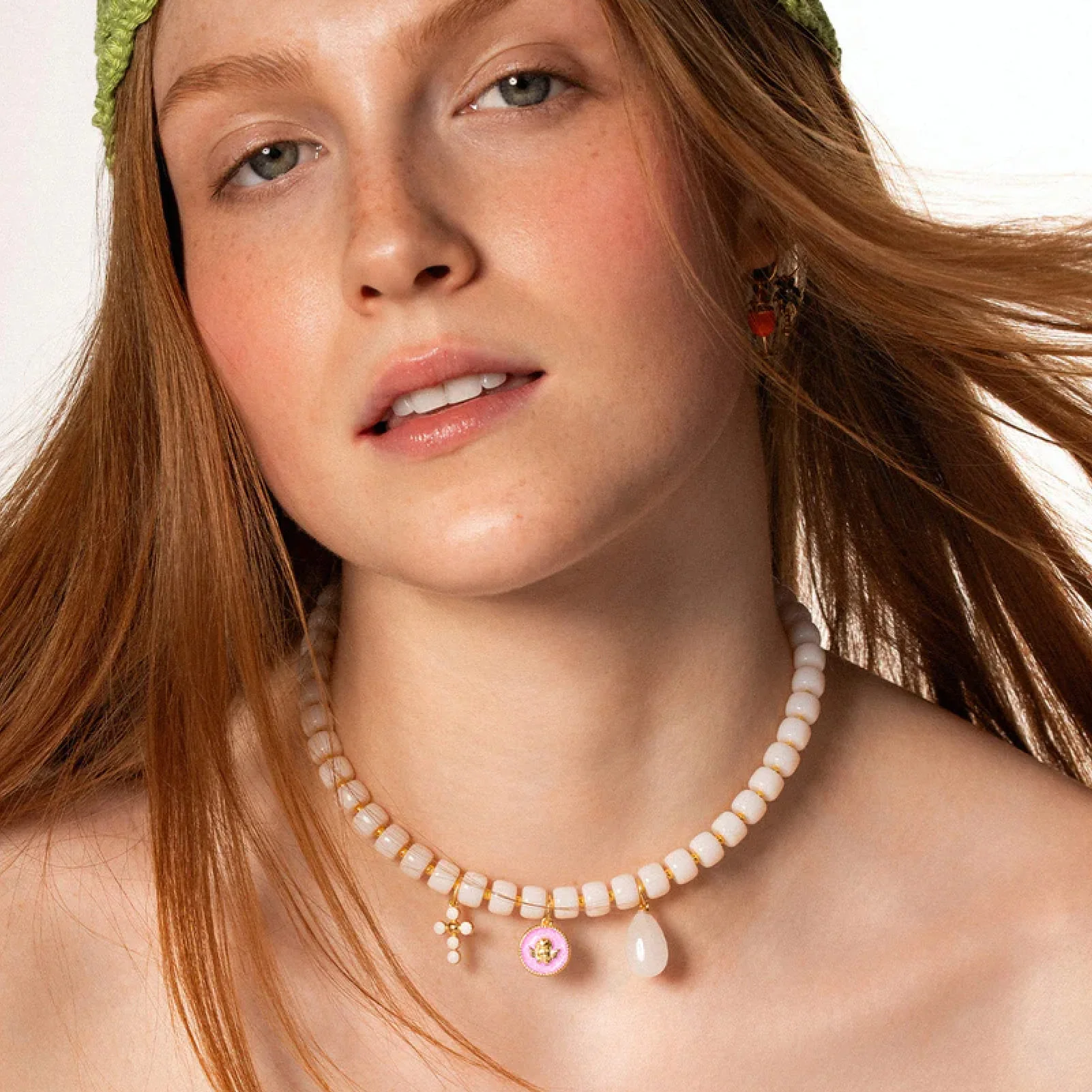 Charm Rue Des Mille Charm Bar Smalto Rosa con Angelo 