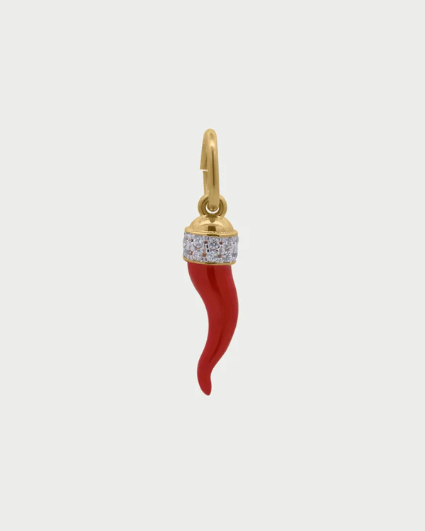 Charm Donna Rue Des Mille Cornetto Rosso XL
