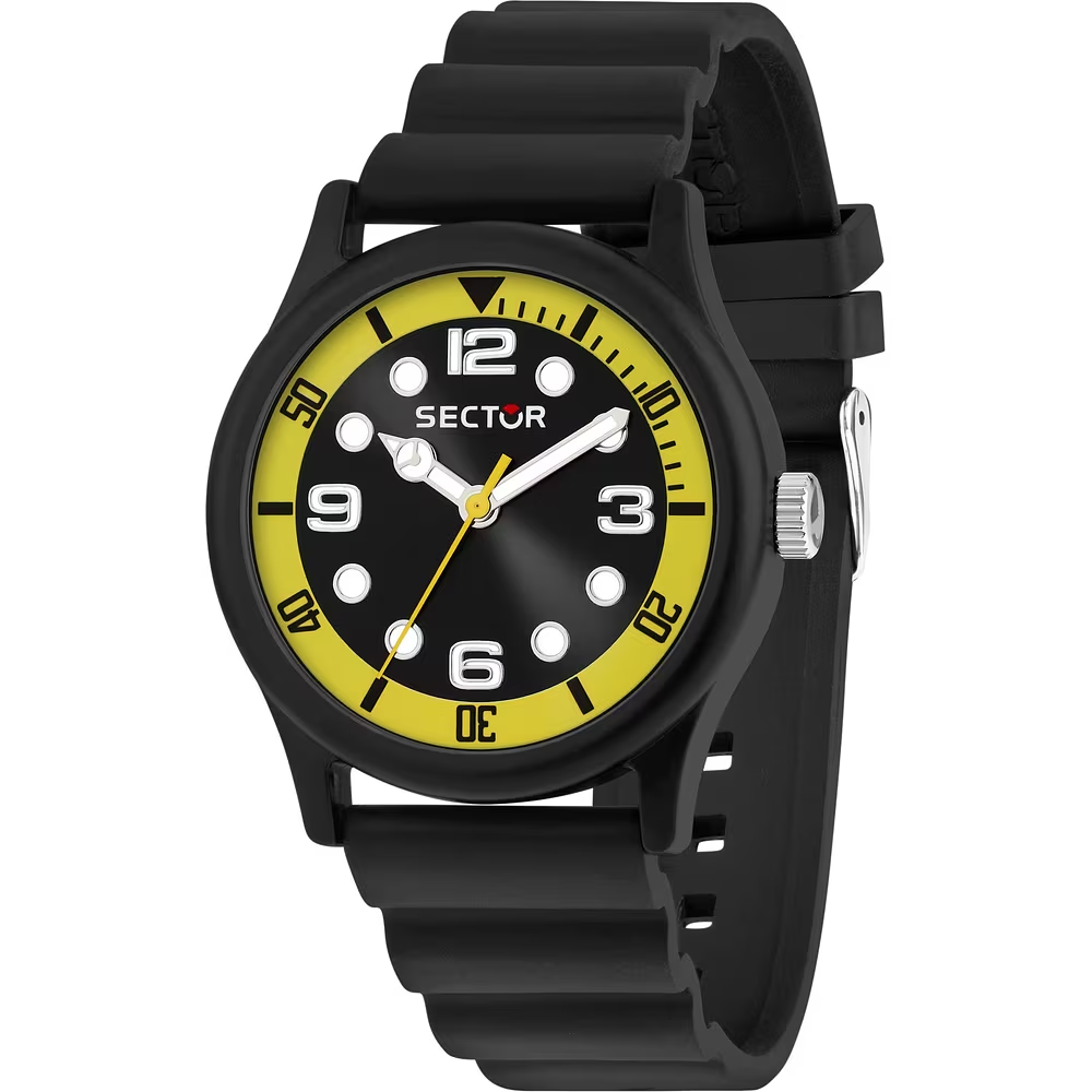 Orologio Uomo Sector H2O al Quarzo con Quadrante Nero 41 mm 