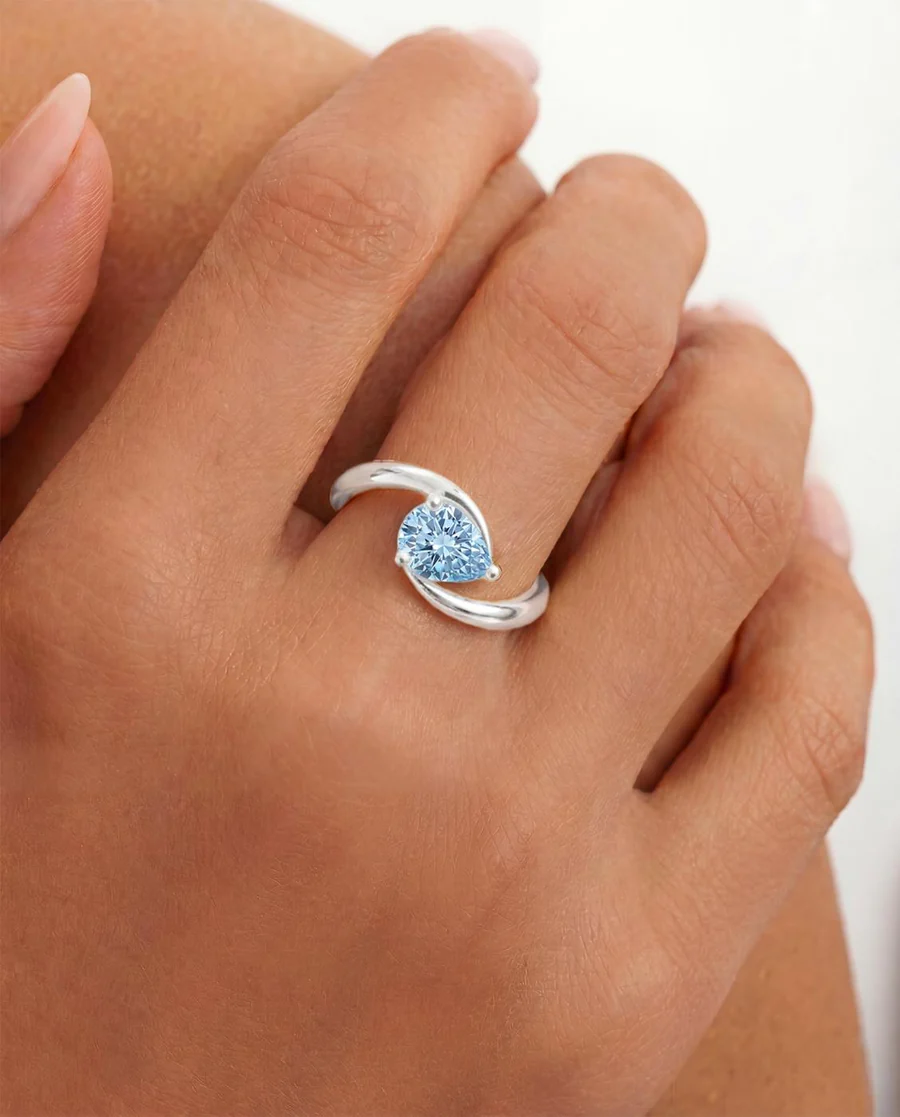 Anello Donna Amabile Aquamarine  Misura M