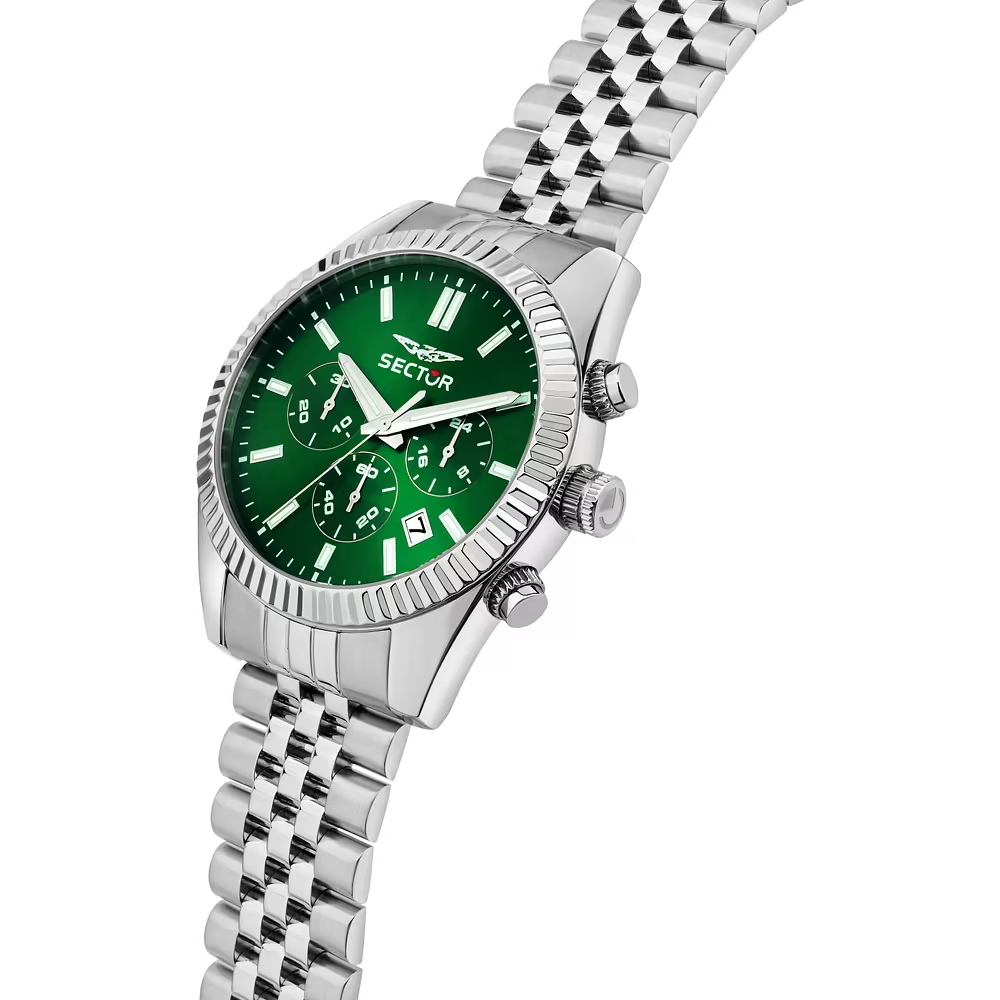 Orologio Uomo Sector 240 al Quarzo con Quadrante Verde 41 mm 