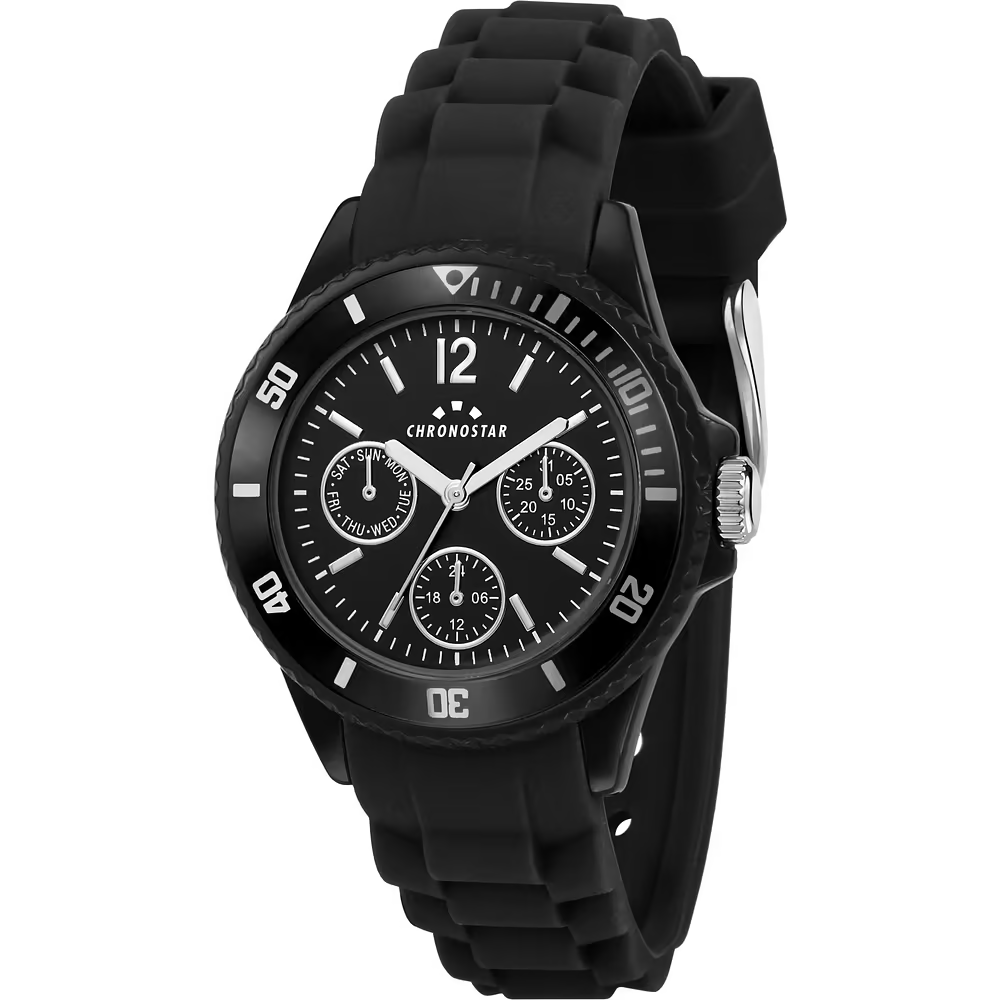 Orologio Bambino Chronostar Rocket al Quarzo con Quadrante Nero 35 mm