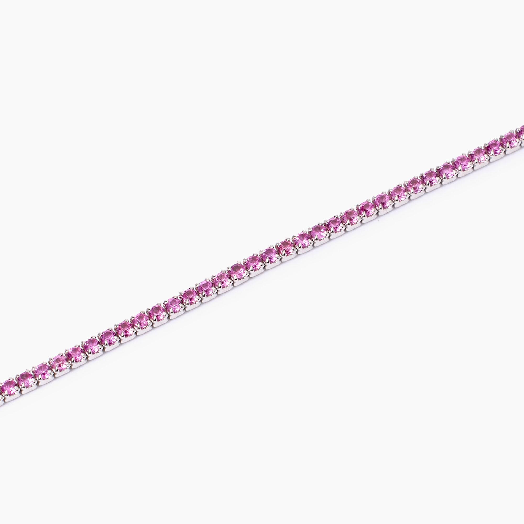 Bracciale Mabina Donna Mini Tennis con Tormalina Sintetica 