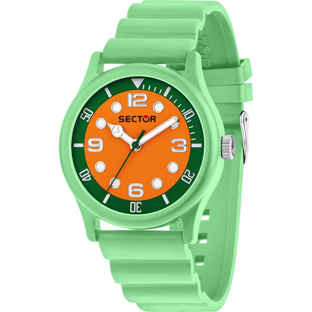 Orologio Uomo Sector H2o al Quarzo con Quadrante Arancione 41 mm