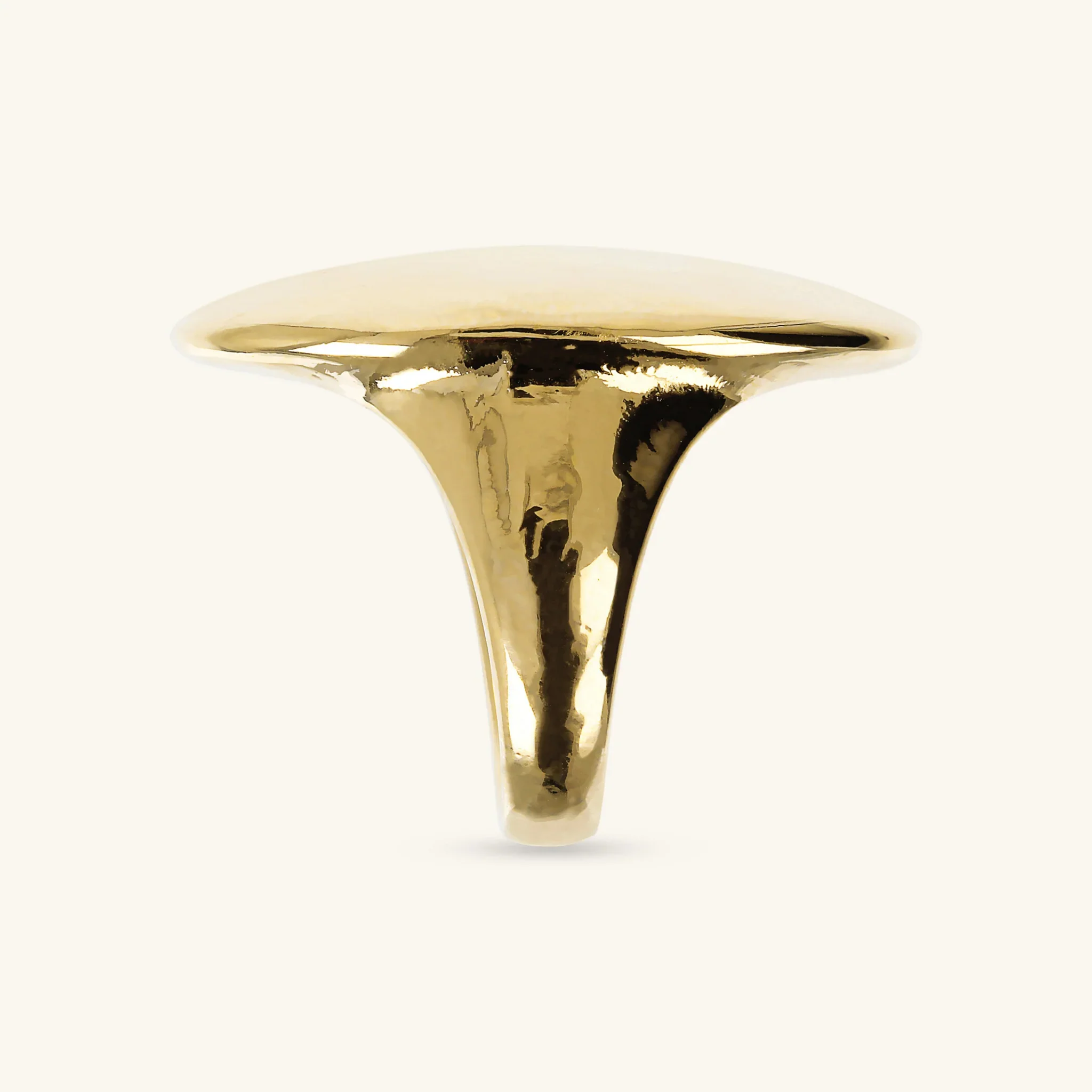 Anello Donna Etrusca Chevalier Martellato Forma Ovale