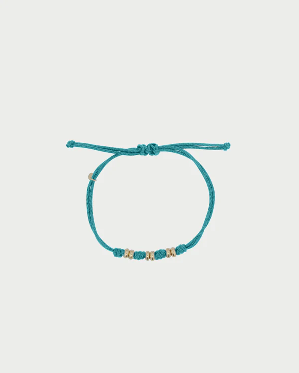 Bracciale Donna Rue Des Mille Soft cord Turchese Rondelle