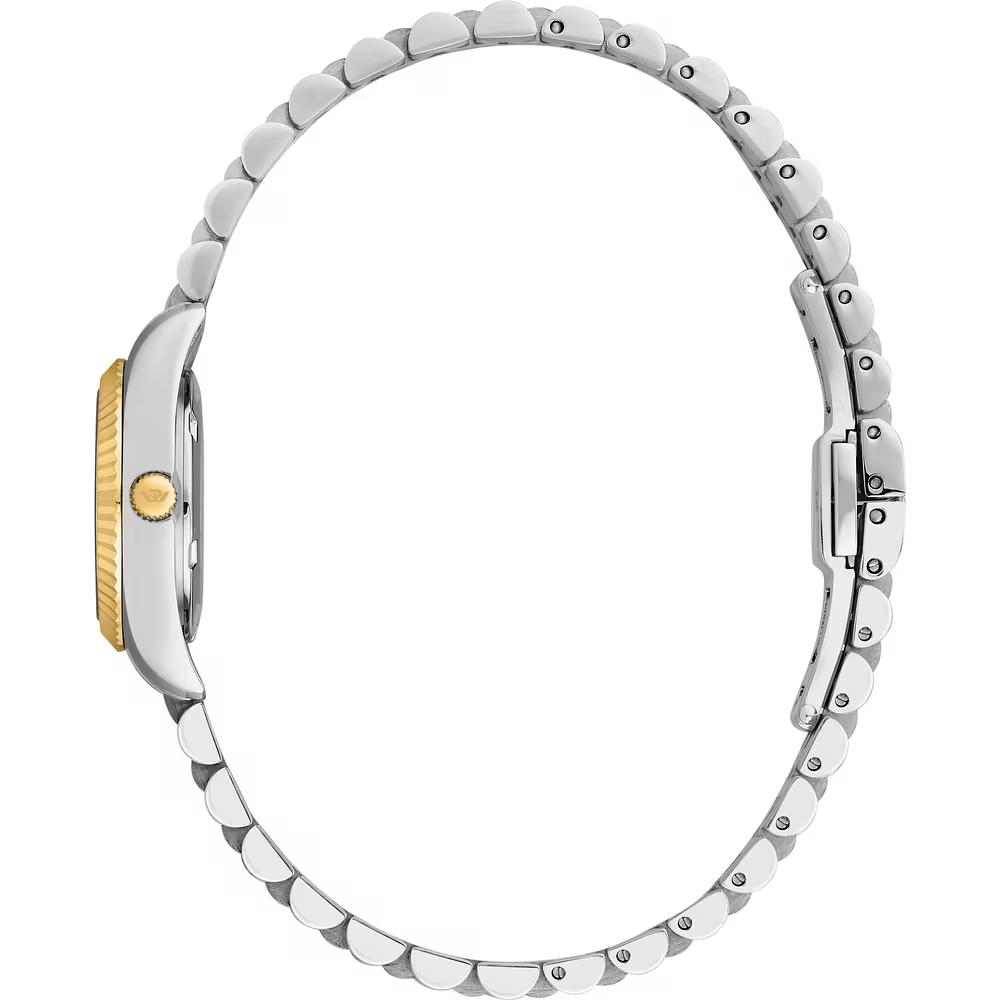 Orologio Donna Philip Watch Caribe Urban Mini con Quadrante Silver 24 mm con Diamanti Cinturino Acciaio/Oro