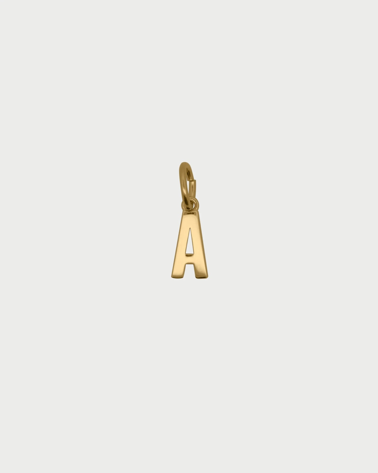 Charm Donna Rue Des Mille Lettera A in Argento Dorato 