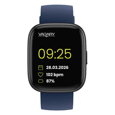 Smartwatch Vagary al Quarzo Cassa 36 mm Cinturino in Silicone Blu