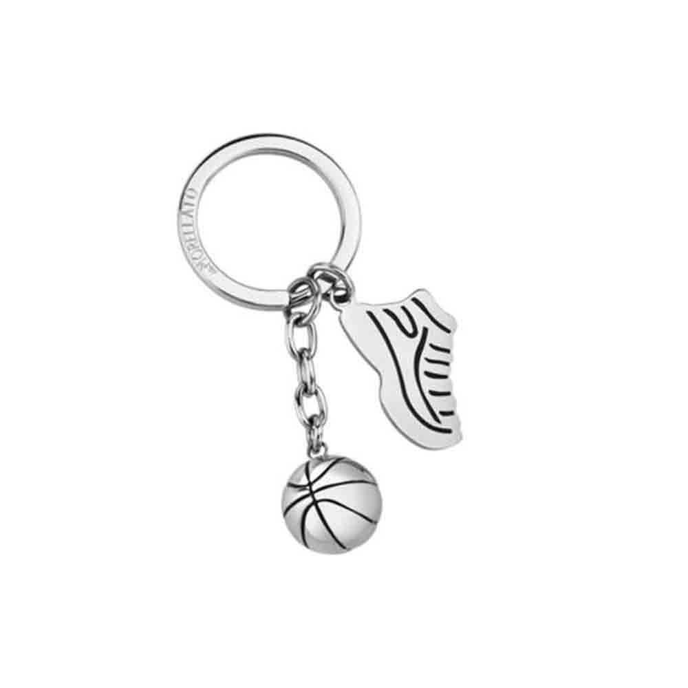 Portachiavi Unisex Morellato in Acciaio Sport Basket 