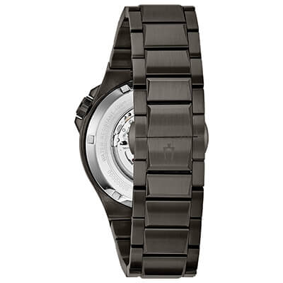 Orologio Uomo Bulova Maquina Automatico con Quadrante Nero 46 mm