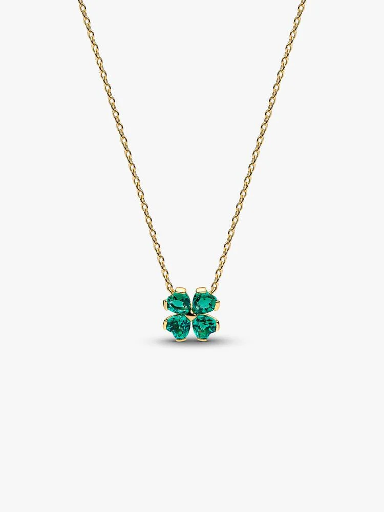 Collana Pandora Quadrifoglio Verde