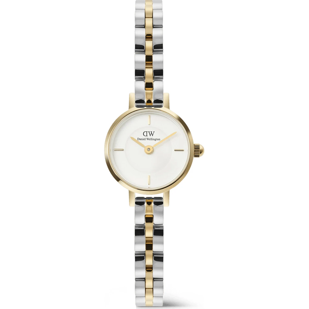 Orologio Donna Daniel Wellington Petite Mini al Quarzo con Quadrante Bianco 19 mm Cinturino Acciaio/Oro