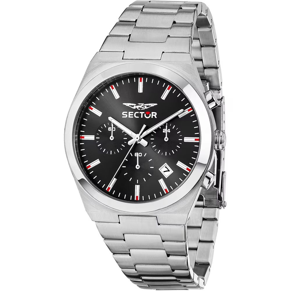 Orologio Uomo Sector C300 al Quarzo con Quadrante Nero 42 mm 