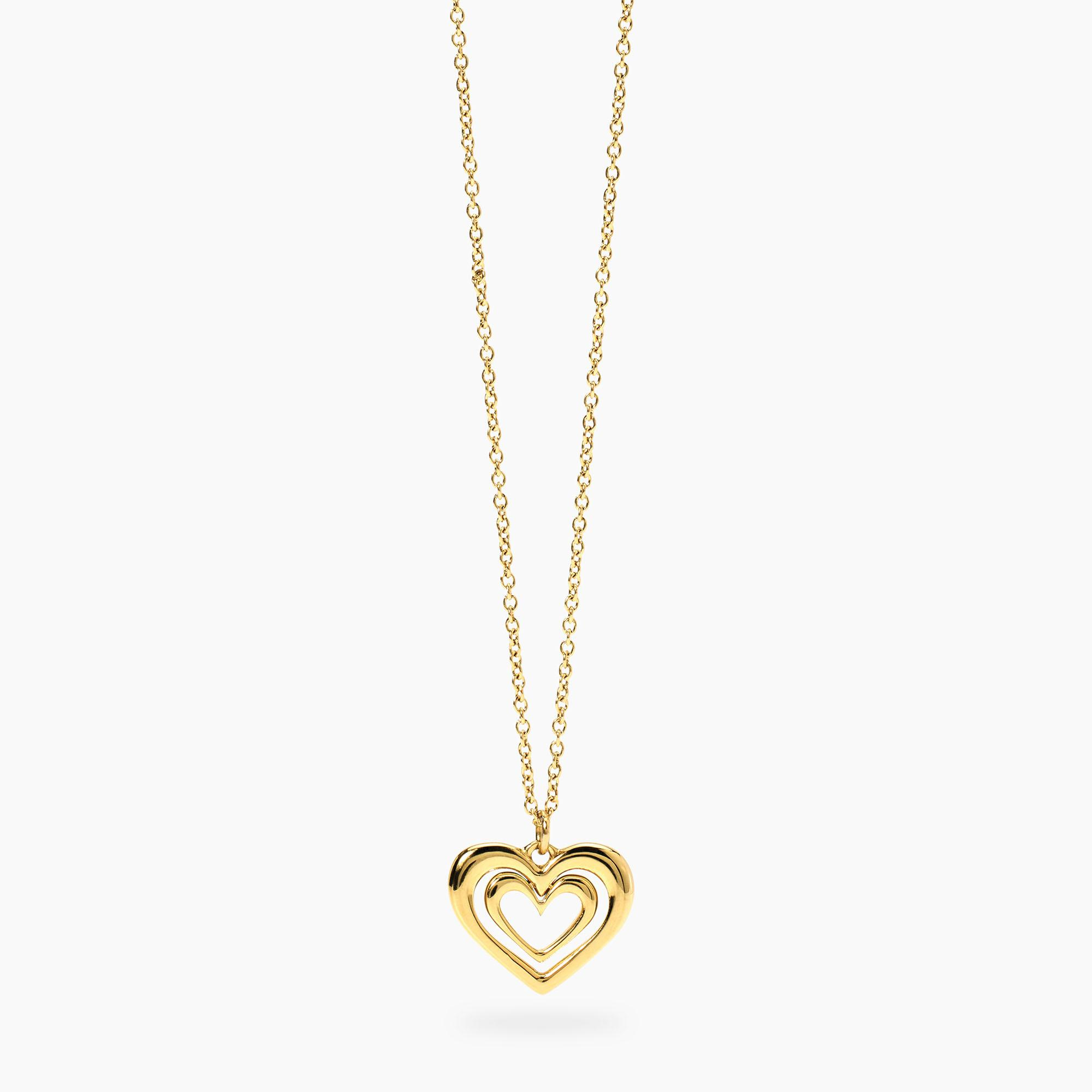 Collana Donna Kidult Dorato con Cuore 