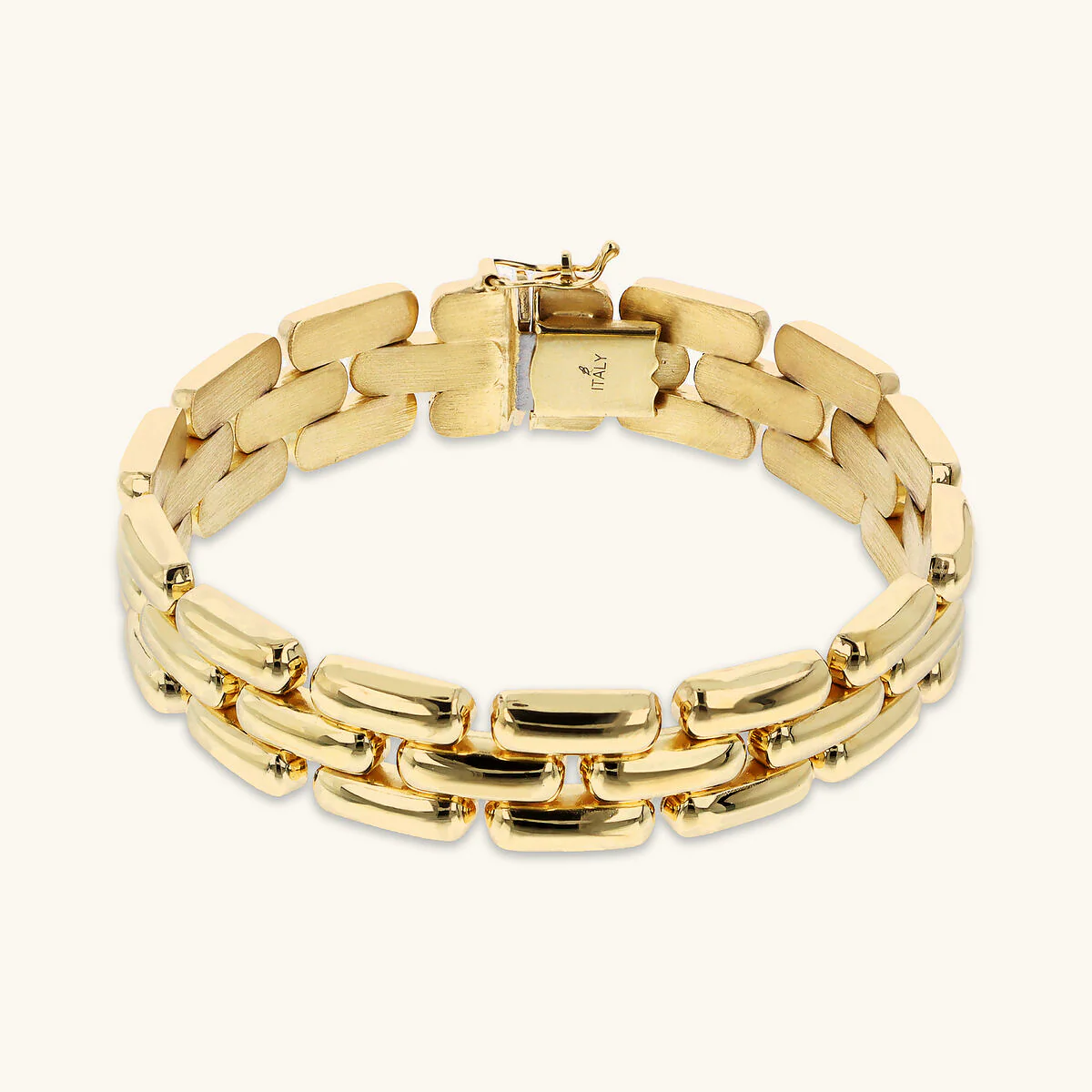 Bracciale Donna Etrusca Catena Pantera Superficie Liscia