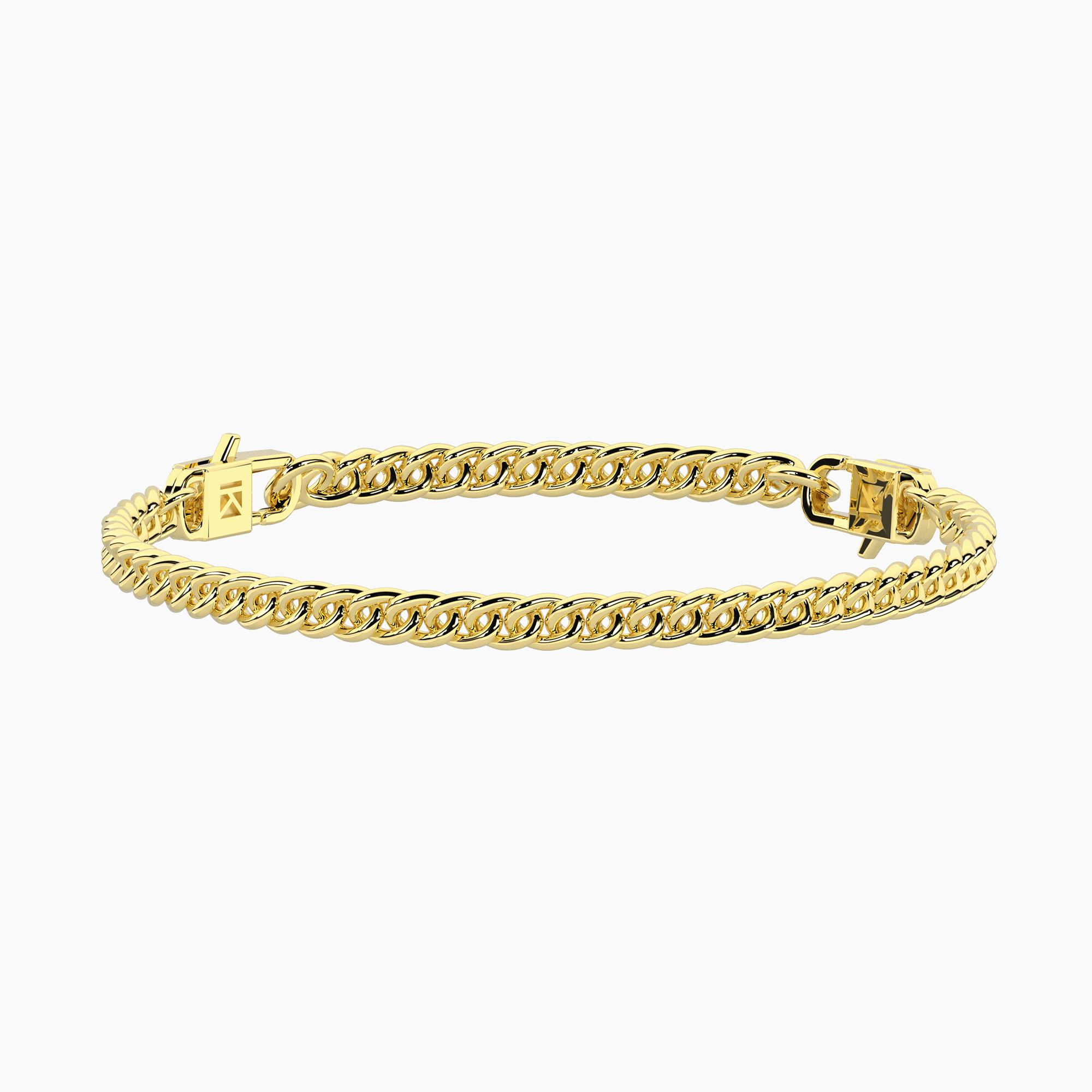 Bracciale Unisex Kidult Componibile Dorato con Catena Groumette
