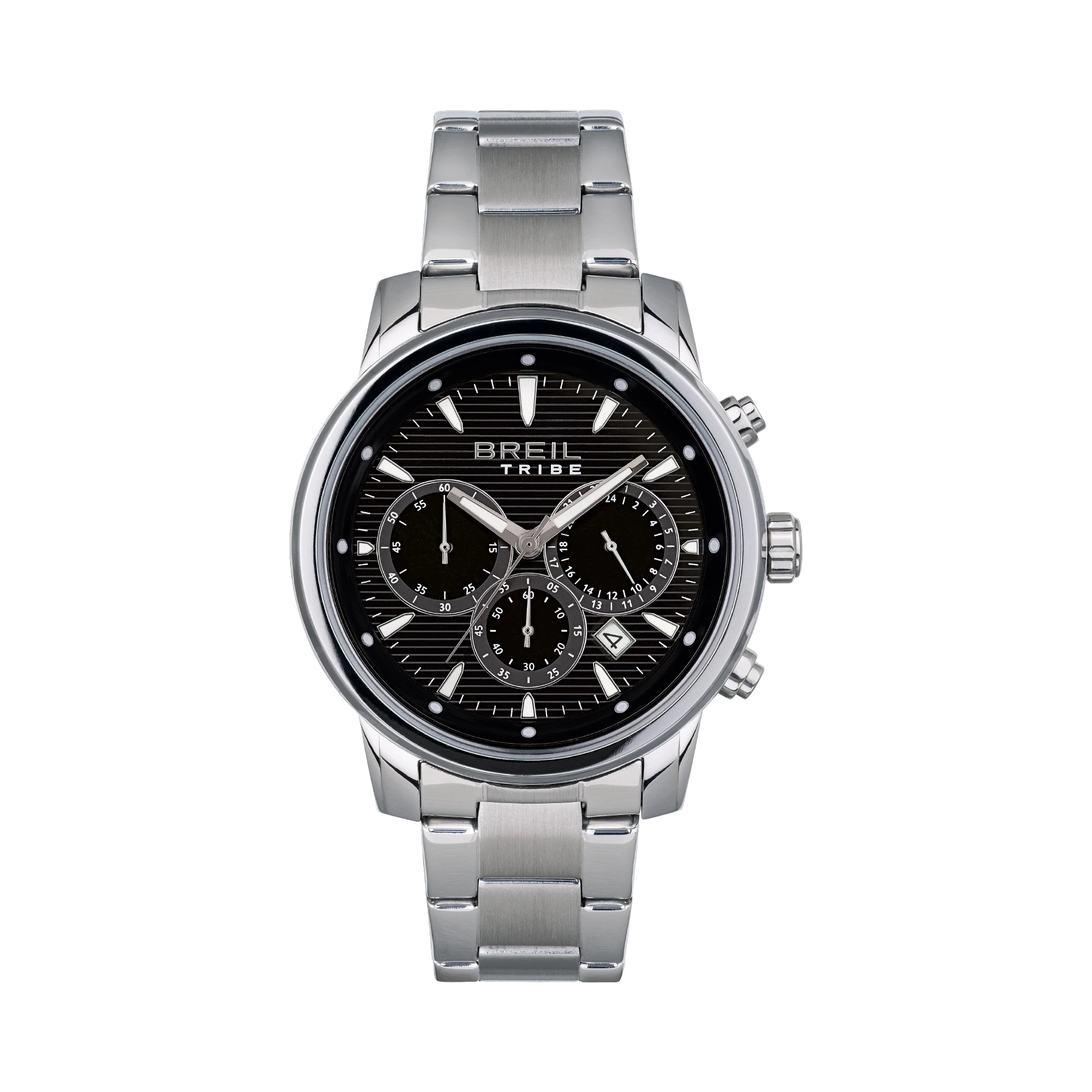 Orologio Uomo Caliber al Quarzo con Quadrante Nero 43 mm 