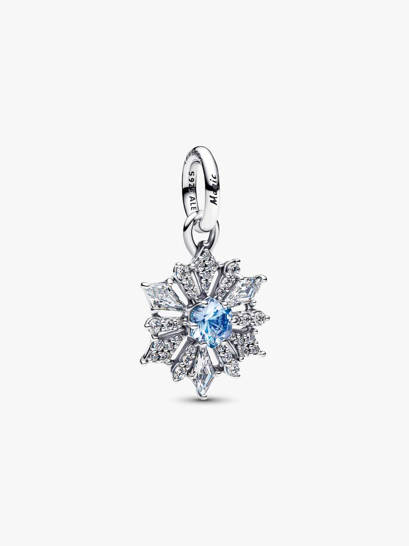 Disney, Frozen, Charm Pendente Pandora Fiocco di Neve