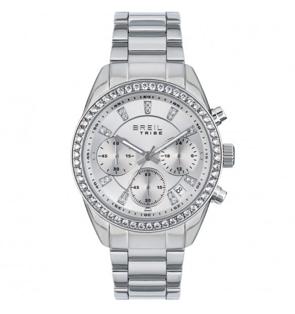 Orologio Donna Breil Azure Cronografo al Quarzo con Quadrante Silver 36 mm