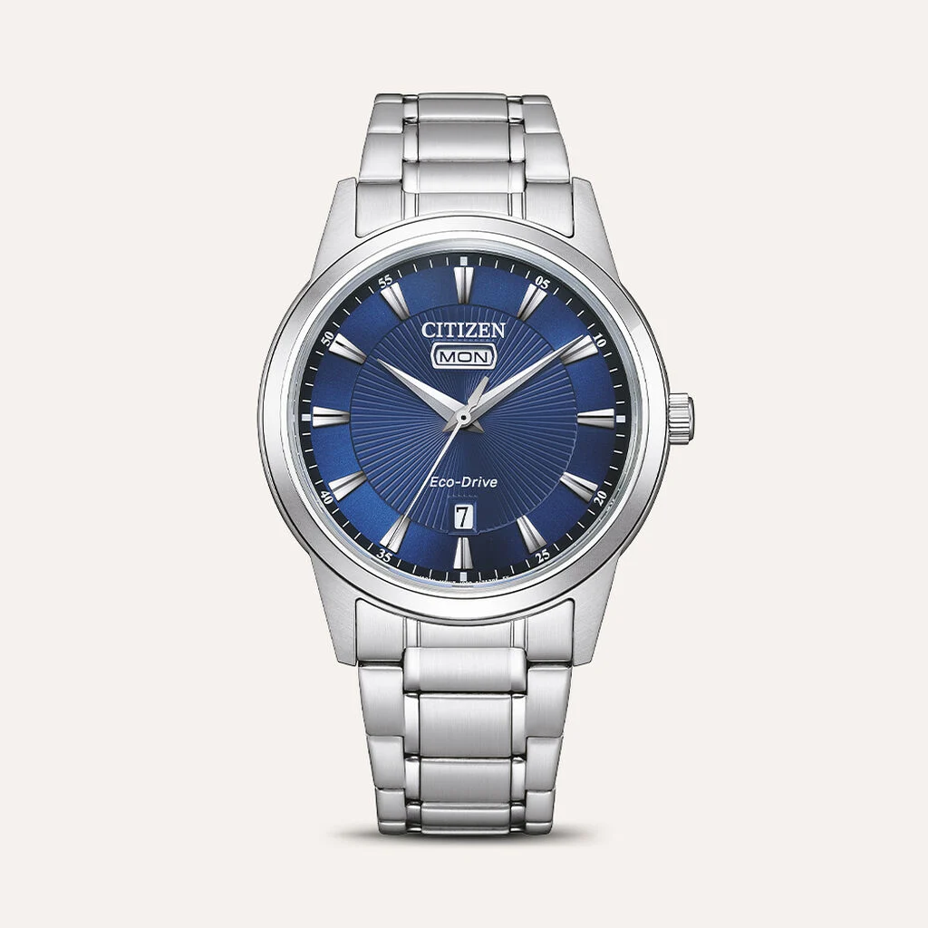 Orologio Uomo Citizen Classic Eco-Drive con Quadrante Blu 40 mm 