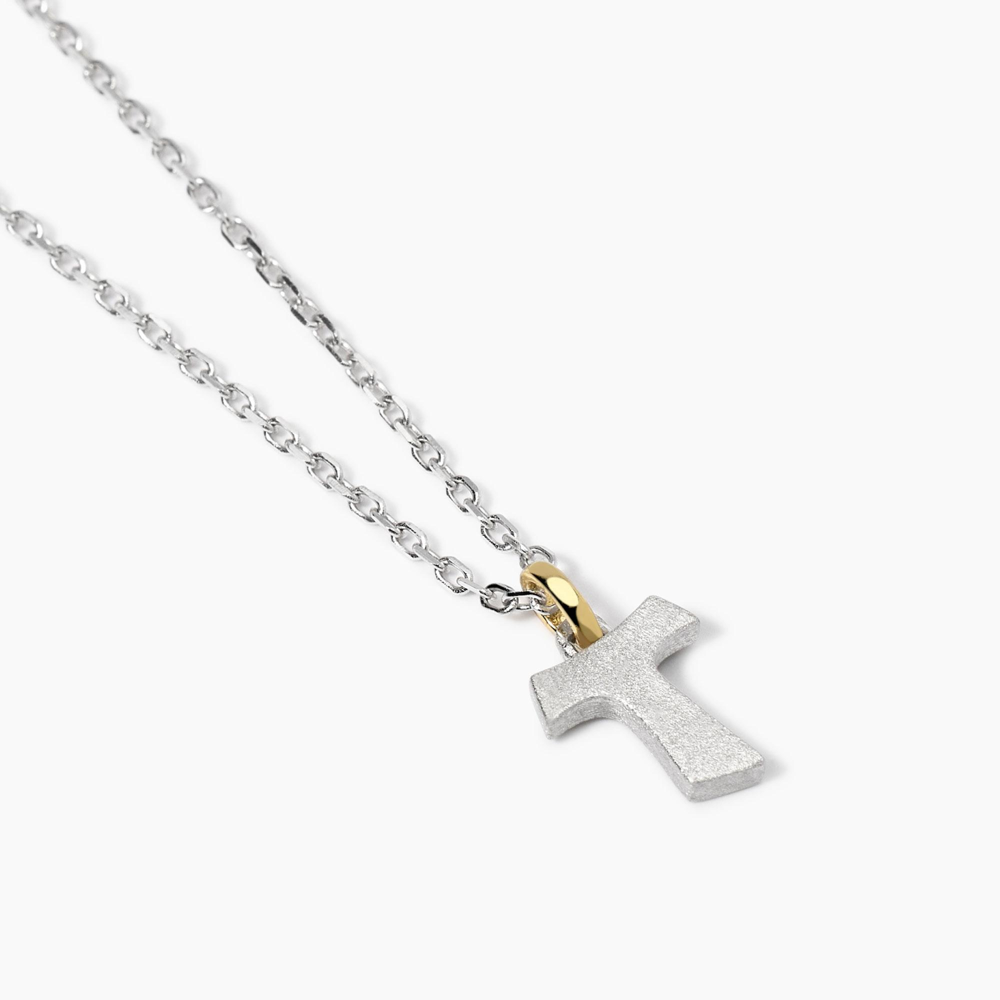 Collana Uomo Mabina Tao con Croce Tau 