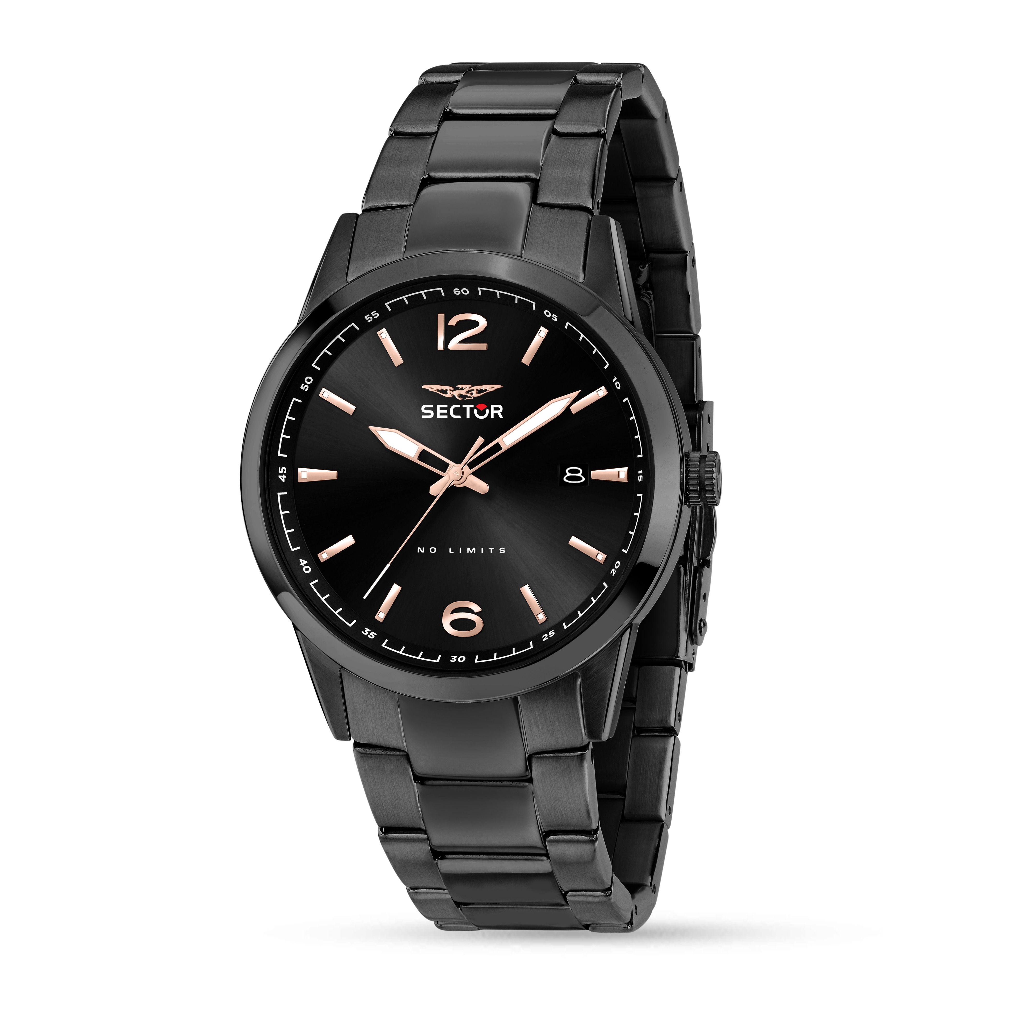 Orologio Uomo Sector 660 al Quarzo con Quadrante Nero 41 mm