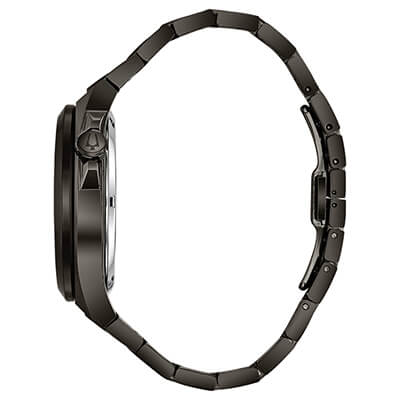 Orologio Uomo Bulova Maquina Automatico con Quadrante Nero 46 mm
