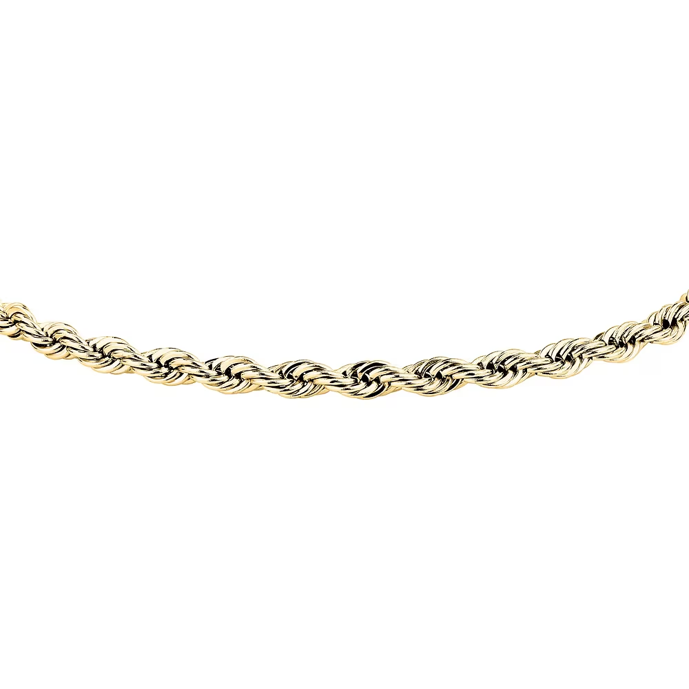 Bracciale Uomo Sector Basic Corda in Acciaio Dorato 