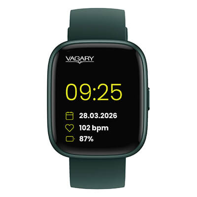 Smartwatch Vagary al Quarzo Cassa 36 mm Cinturino in Silicone Verde