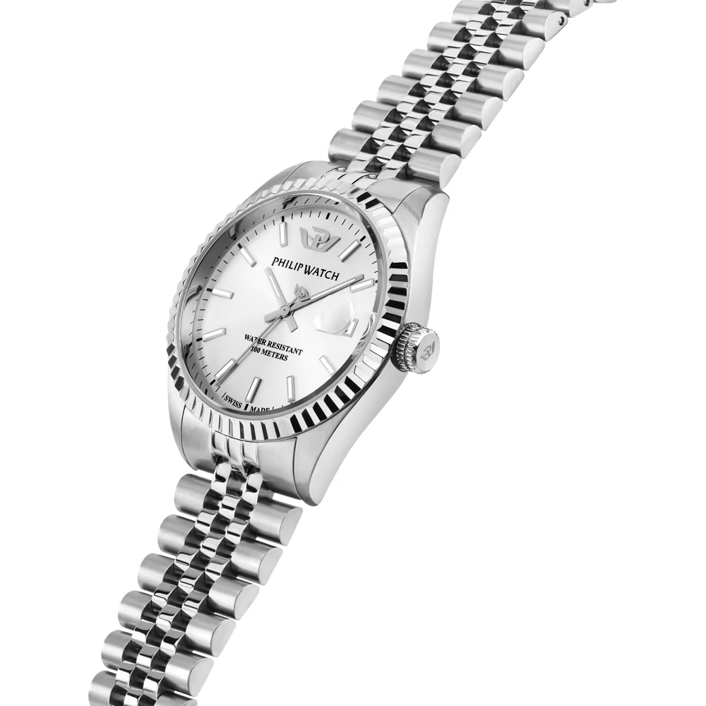 Orologio Donna Philip Watch Caribe Urban al Quarzo con Quadrante Silver 35 mm 