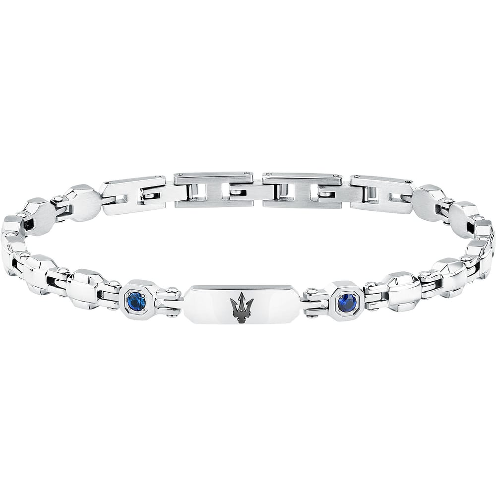 Bracciale Uomo Maserati Sapphire con Zirconi Blu 