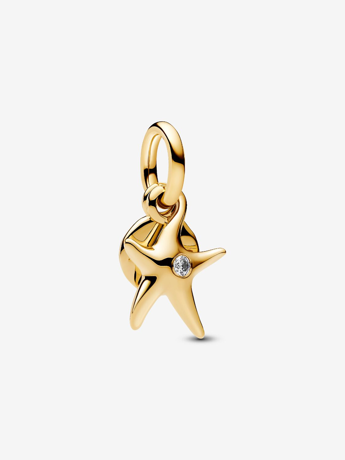 Charm Pendente Pandora Stella Marina"Darling" Placcatura in Oro 14k