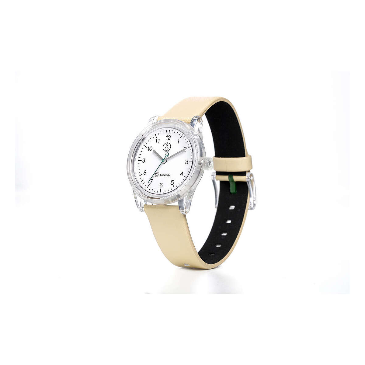 Orologio Unisex Smile Solar Eco-Drive con Quadrante Bianco 36 mm
