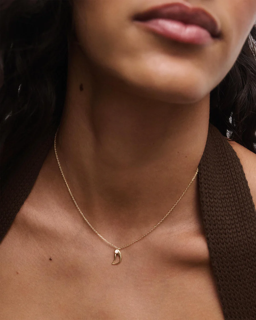 Collana Donna Pdpaola con Pendente Iniziale D 