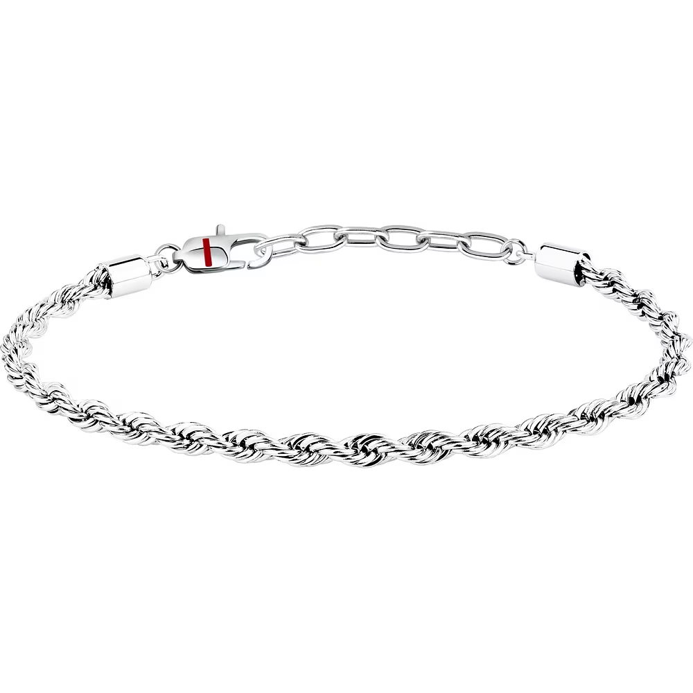 Bracciale Uomo Sector Basic Corda in Acciaio 