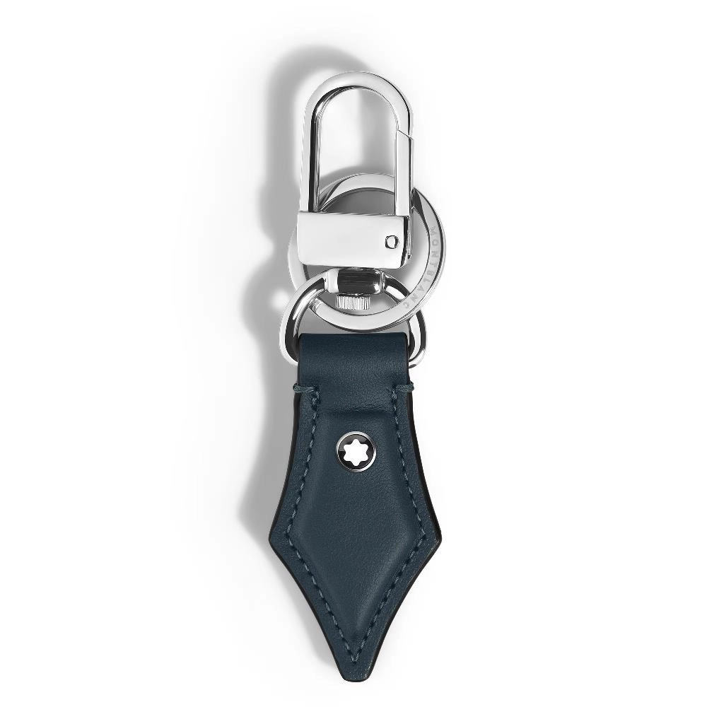 Portachiavi Montblanc a Forma di Pennino in Pelle Meisterstück