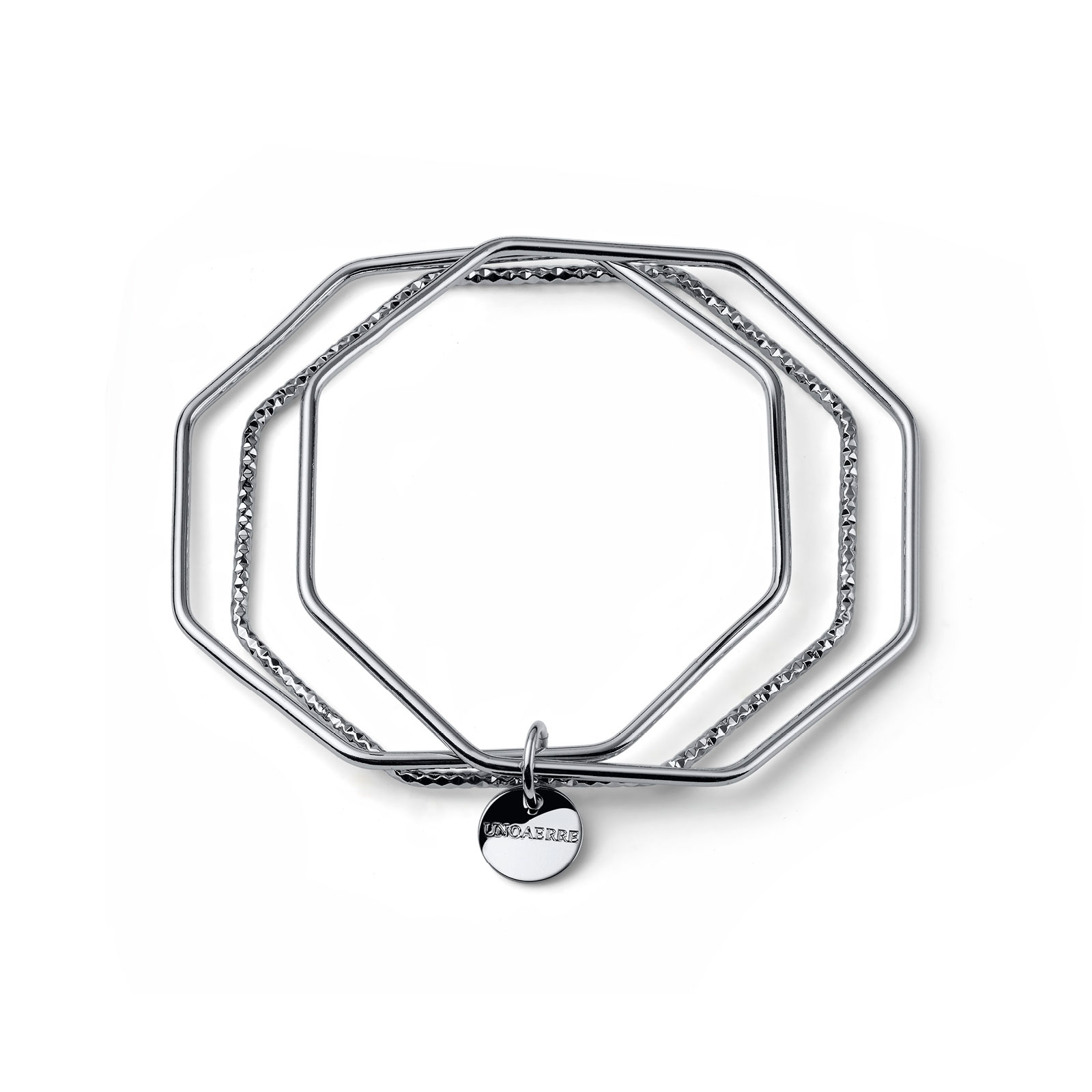 Bracciale Donna Unoaerre Argentato 3 Bangle