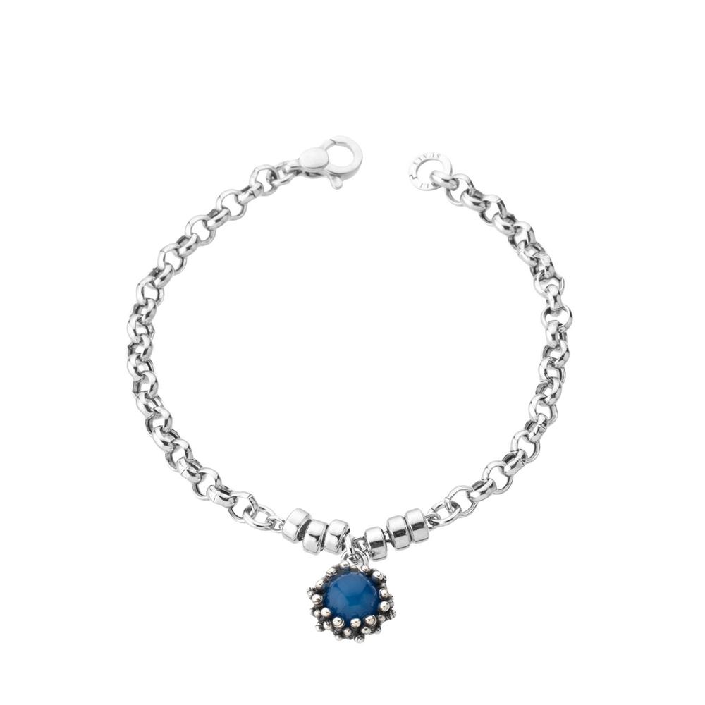 Bracciale Donna Suali Luna Sfera Agata Blu