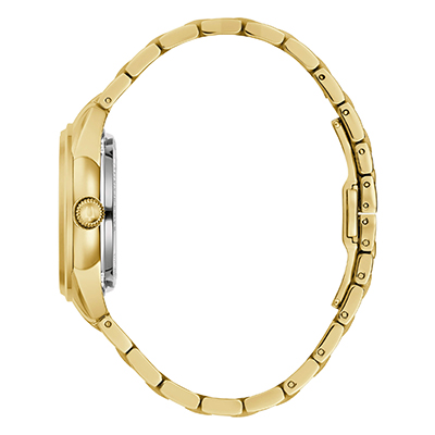 Orologio Donna Bulova Sutton Lady Automatico con Quadrante Bianco 34 mm Citurino Placcato Oro