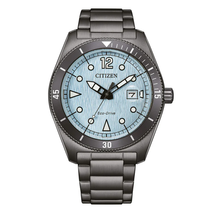 Orologio Uomo Citizen Marine Eco-Drive con Quadrante Azzurro 43 mm 
