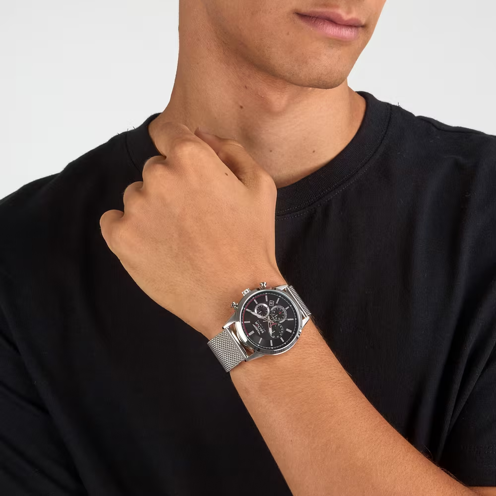 Orologio Uomo Sector 660 Cronografo al Quarzo con Quadrante Nero 42 mm
