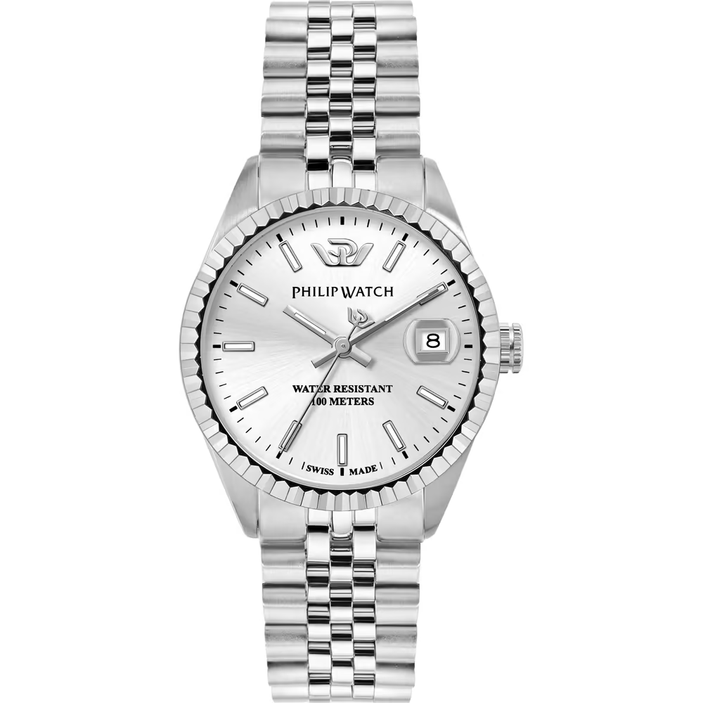Orologio Donna Philip Watch Caribe Urban al Quarzo con Quadrante Silver 35 mm 